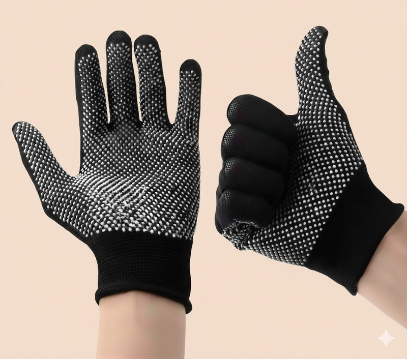 vinox HyperGrip Premium Gloves Batting Gloves(Black)