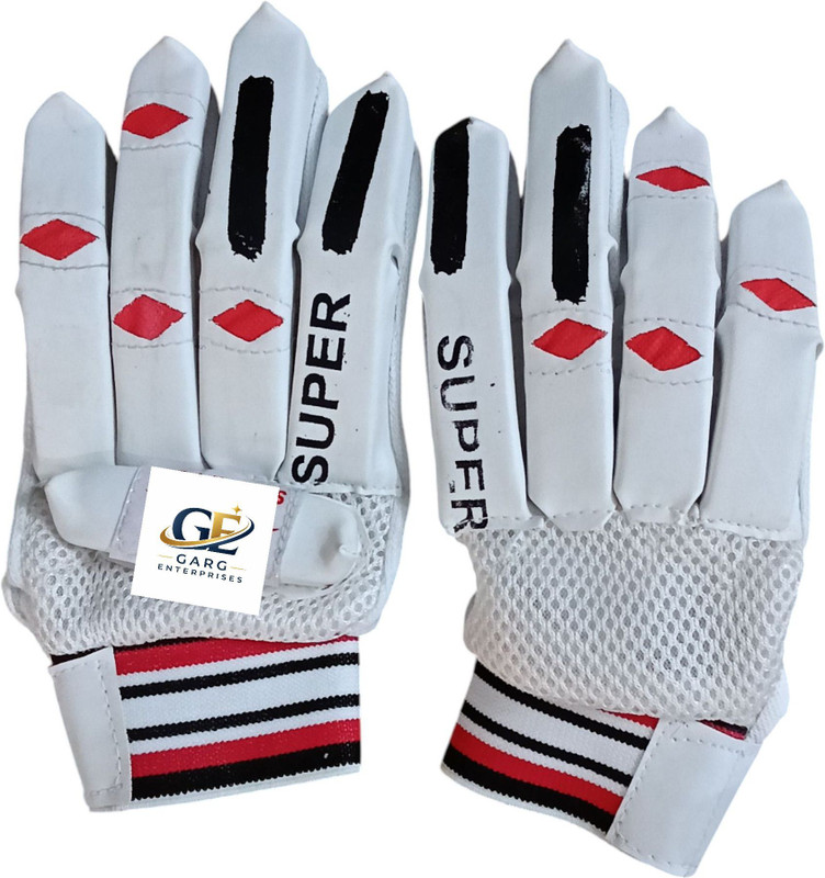 Garg Enterprises SUPER BATTING GLOVES MENS SIZE Batting Gloves(Multicolor)