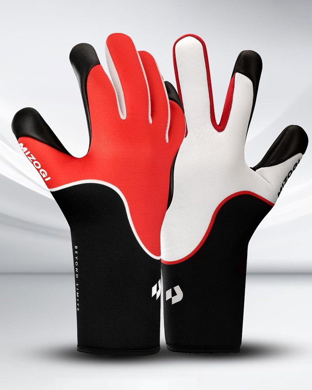 MIZOGI PRIMAS VG 1.0 Goalkeeping Gloves(TRUE RED)