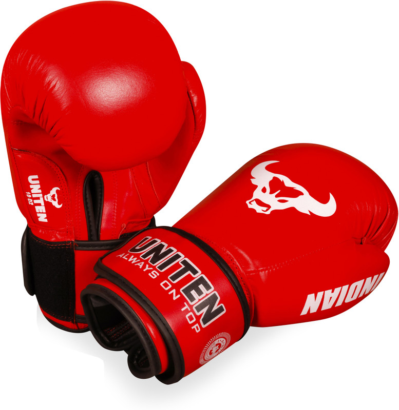 UNITEN Boxing Gloves, Indian Amateur Contest Boxing Gloves(Red)