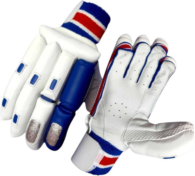 Rovers Pro Series 2.0 Left Hand Cricket Men high performance Batting Gloves(White & Blue)
