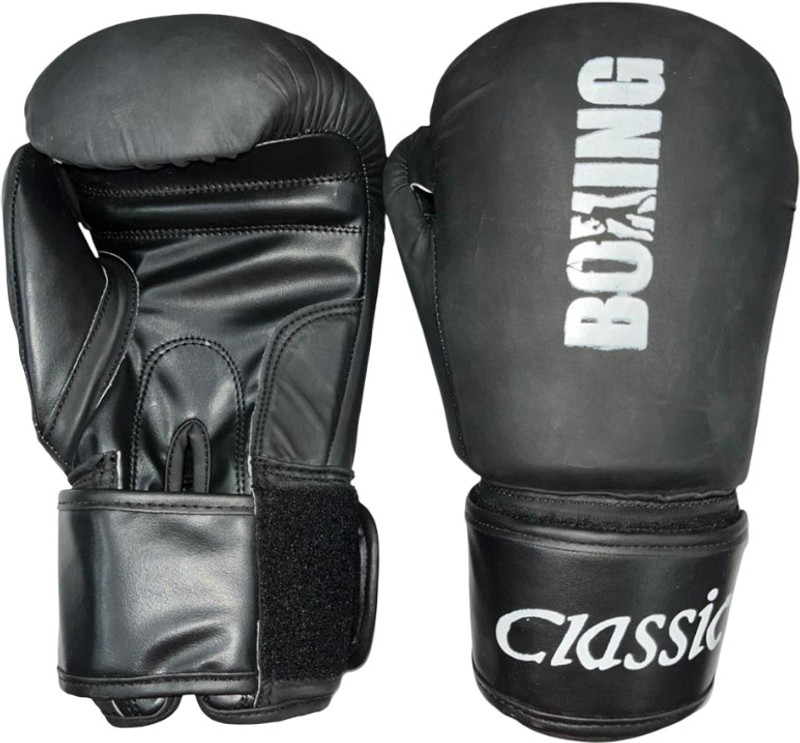 SVS Professional Classic 10 Oz Boxing Gloves(Black)