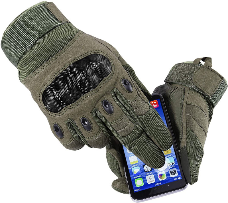 GymWar Racing Equipment Motorcycle Riding Biker Driving Gloves(Green)