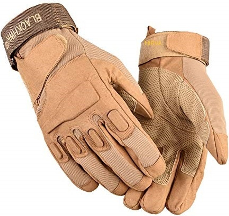 NIRVA Sport Full Finger Touch Screen Gloves For Fitness & Outdoor Activities Gym & Fitness Gloves(Brown)