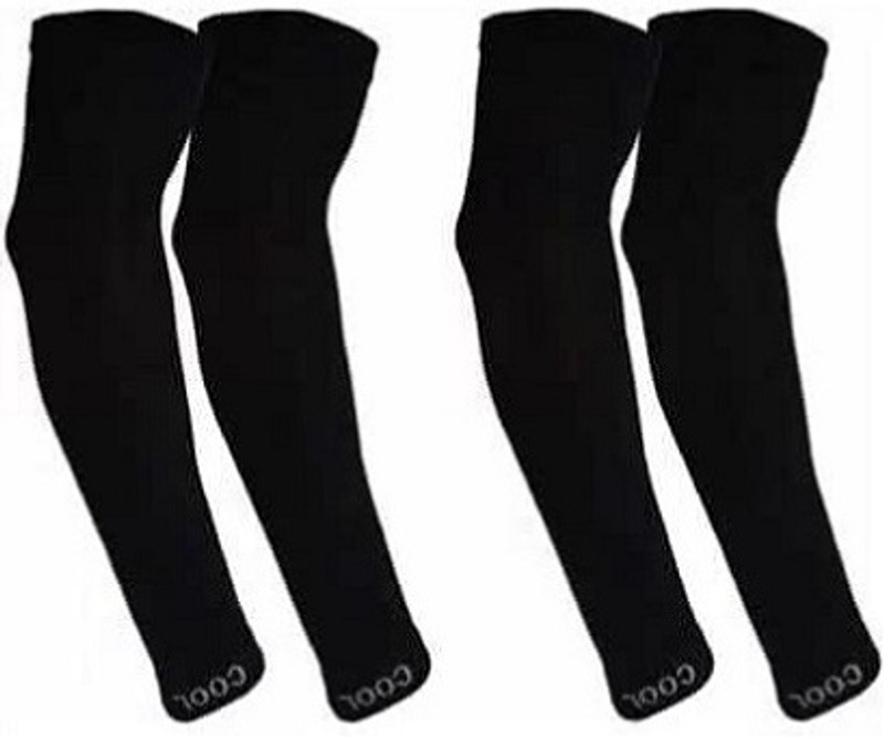 ADONYX Men and Women Sports Arm Sleeves Cycling Gloves(Black)