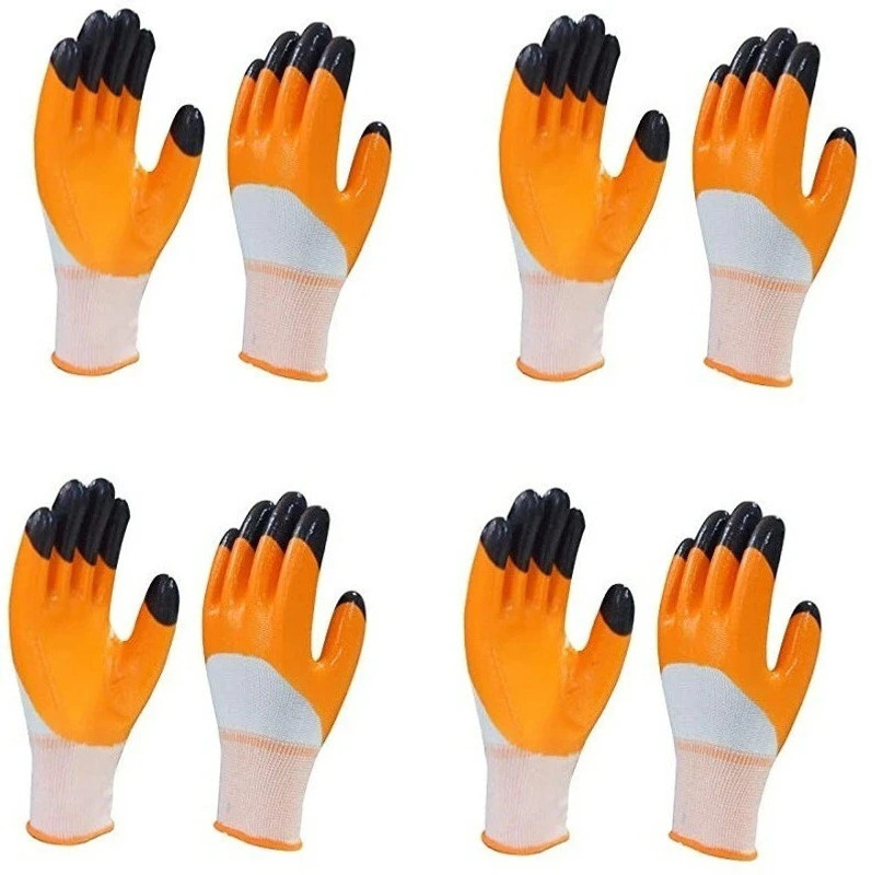RBGIIT Nylon And Rubber Material Sport Gloves Speical Women & Men S-72 Cycling Gloves(Multicolor)