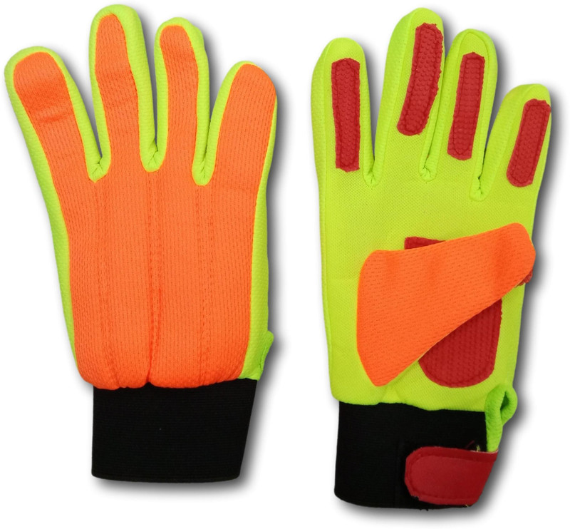 HouseOfComman Football Gloves for kids Under 8 to 12 years Goalkeeping Gloves(Multicolor)