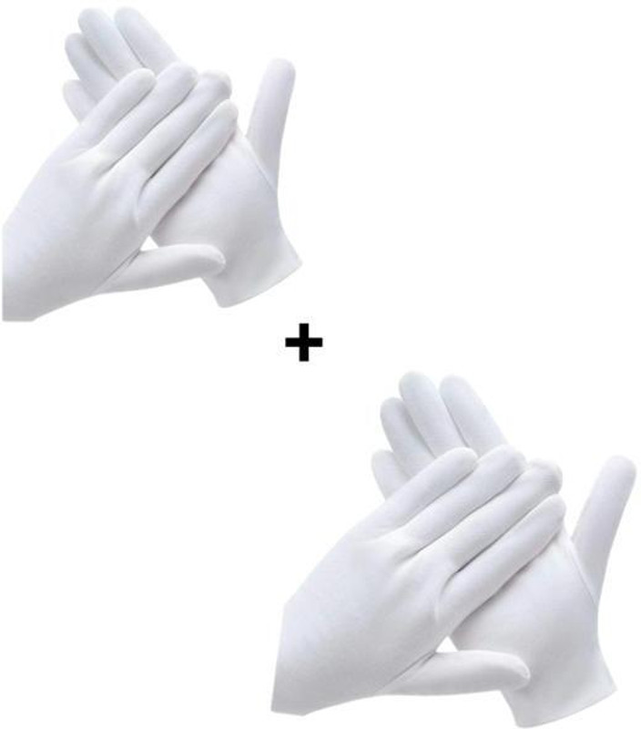 BBK Premium Inner Gloves Pack of 2 for Sports – Breathable & Comfortable Inner Gloves(White)