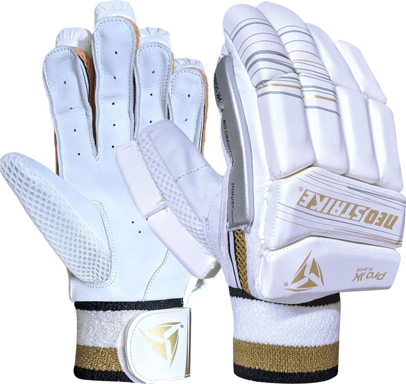 Neo Strike Pro X Player Gold Batting Gloves(Gold)