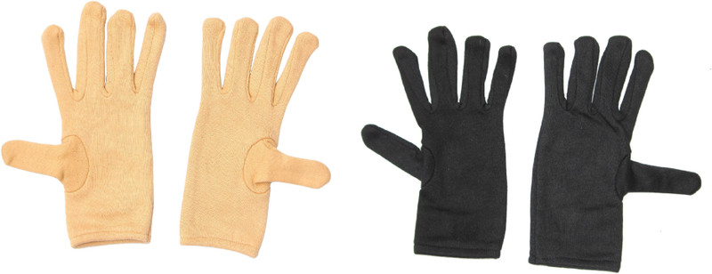 Okara Lightweight Hand Gloves Protect From Sun Burn, Dust & Pollution Driving Gloves(Beige|Black)