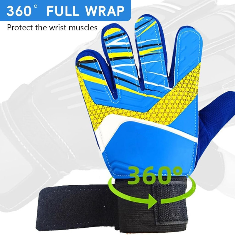 FUTABA Kids Football Goalkeeper Gloves - Green - Size7 Goalkeeping Gloves(Green)