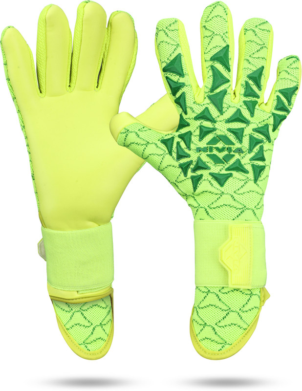 NIVIA Goalkeeping Gloves(Sky Blue, Green)