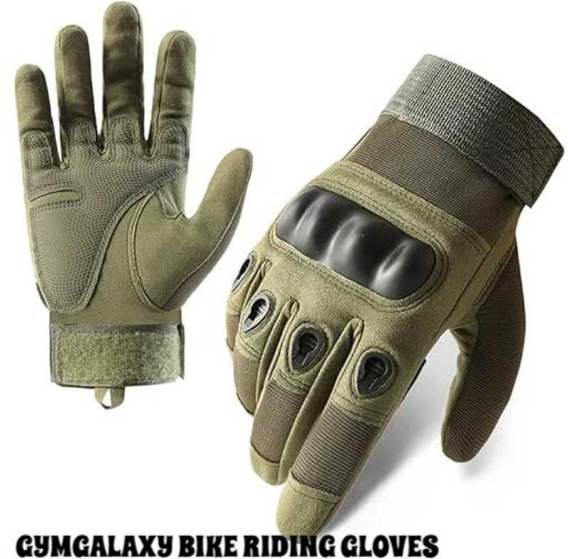 GYMGALAXY Motorcycle Gloves, Full-Finger Racing Gloves for Men, Motorcycle Gloves Driving Gloves(Green)