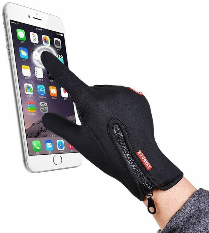 uRock Riding Gloves Cycling Bike Riding for Men and Women Riding Gloves(Black)