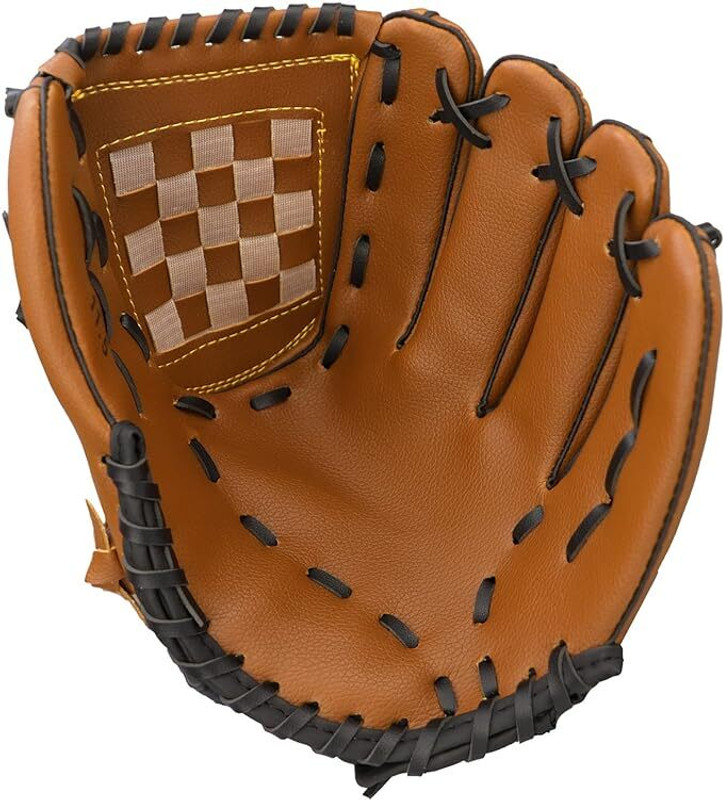FUTABA PU Synthetic Baseball and Softball Glove - Brown - 11.5 Inch Baseball Gloves(Brown)
