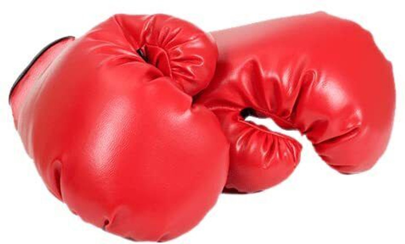 BLOXN Leather Training Gloves for Men and Women Boxing Gloves(Red)