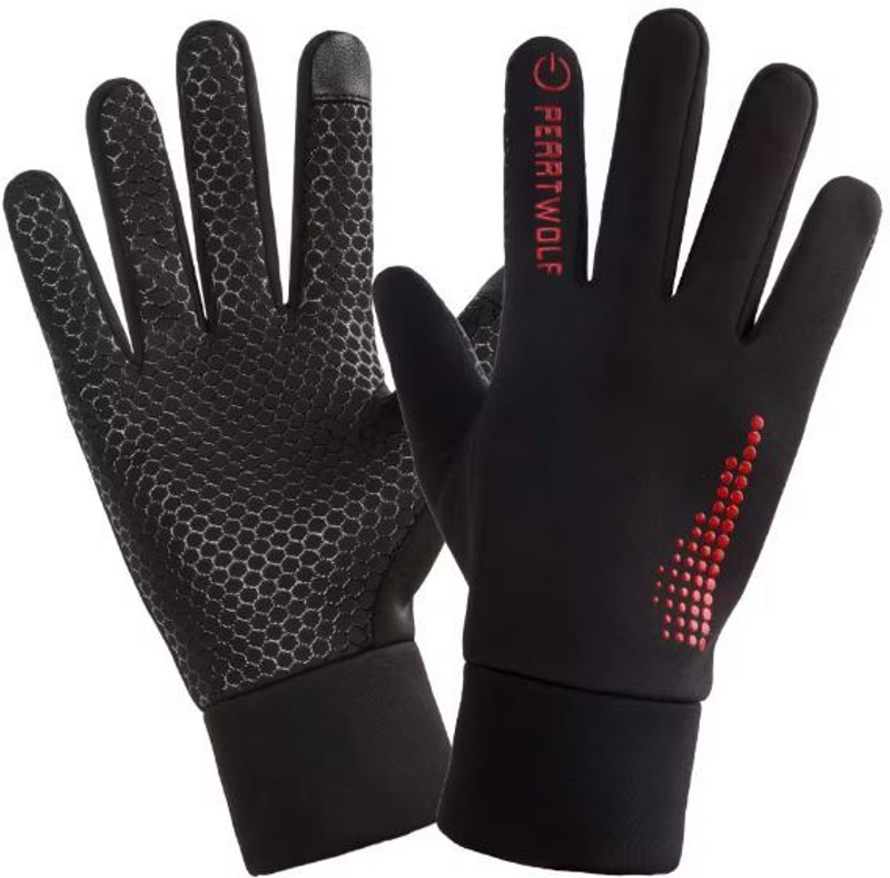 DreamPalace India Riding Winter Gloves Windproof Non-Slip Grip Lightweight Touchscreen Gloves Riding Gloves(Red)