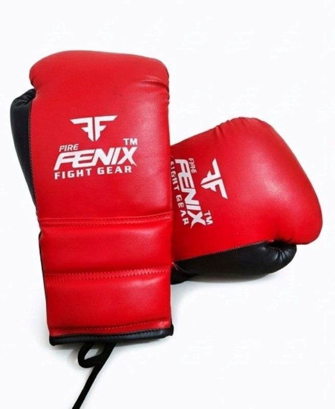 fire fenix Boxing, MMA 10 OZ for Men and Women Boxing Gloves(Red)