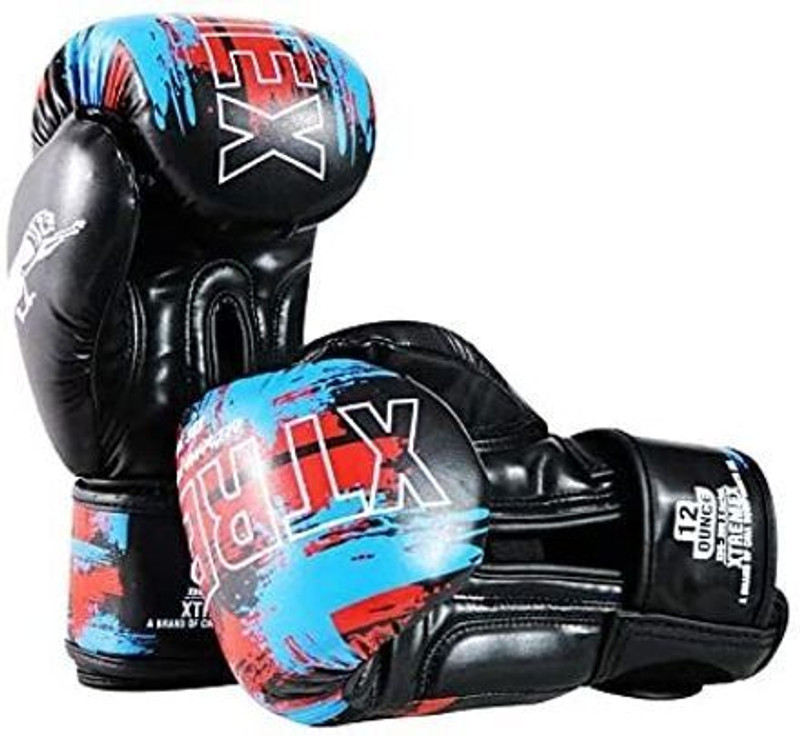 XtremeX Defender Boxing Gloves, Kickboxing and MMA Gloves for Men and Women (12 oz) Boxing Gloves(Multicolor)