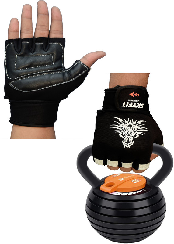 HOUSE OF COMMON Sports And Workout Gloves Skating Gloves(FULL BLACK)
