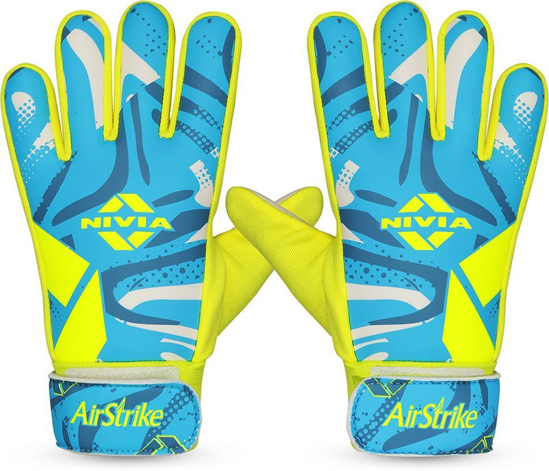 NIVIA Air Strike Goalkeeping Gloves(Yellow / white)