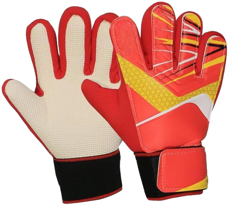 FUTABA Kids Football Goalkeeper Gloves - Orange- Size 6 Goalkeeping Gloves(Orange, Yellow)