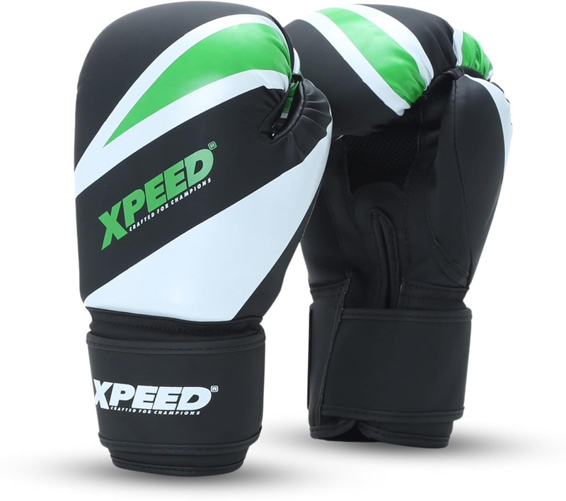 XpeeD Boxing Gloves, PU XP401 PMFT MMA, Kickboxing, Muay Thai 16 OZ Boxing Gloves(Green)