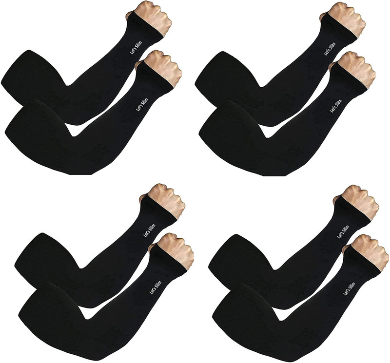 NJ FITTO Arm Sleeve Cycling Gloves(Black)
