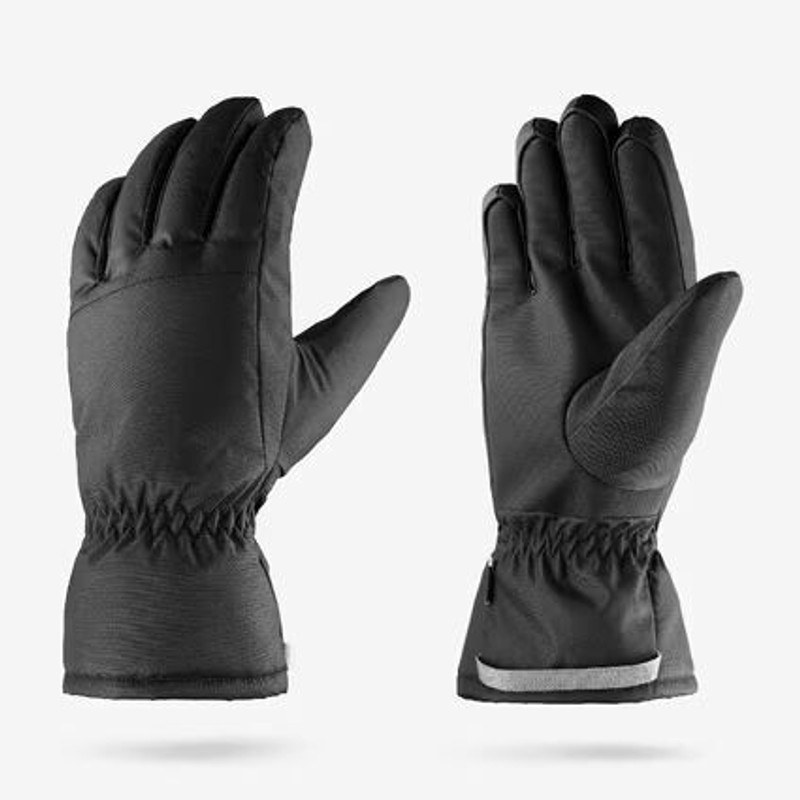 KRISSDIL Men Winter Gloves Thermal Insulated Windproof for Cold Weather Waterproof -Black Ski Gloves(Black)