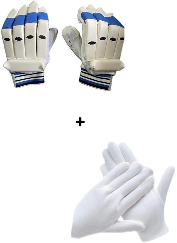 MLLG Men’s Professional Batting Gloves with Inner Gloves Batting Gloves(Blue)