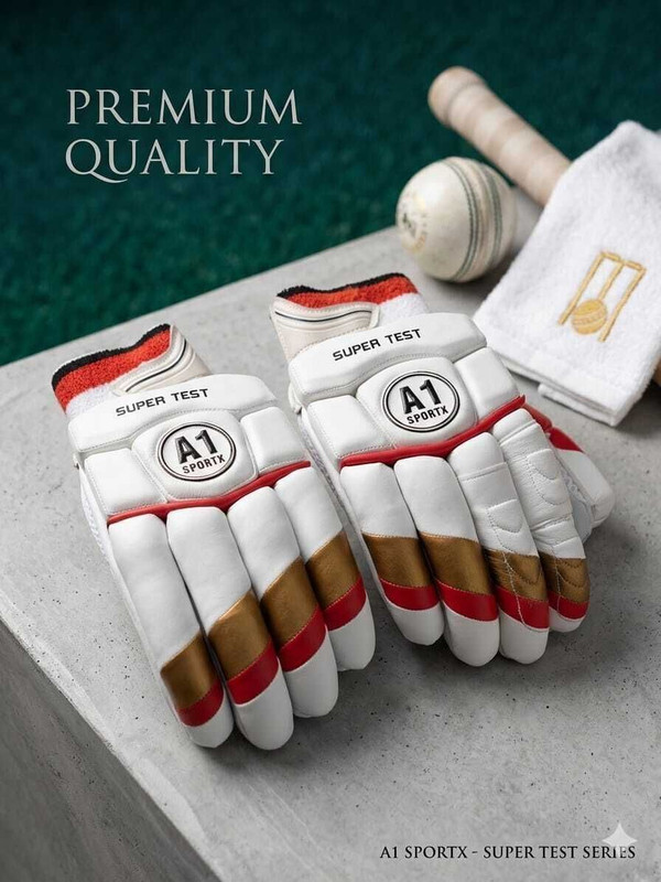 A1 SPORTX a1sportx gloves Batting Gloves(White)
