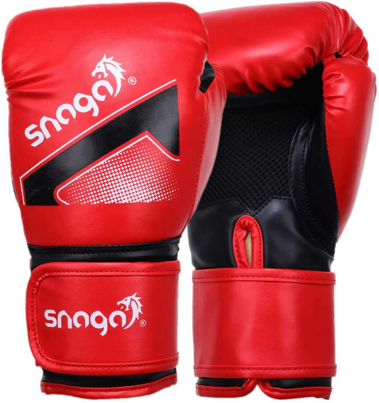 Snaga Boxing Gloves Engineered for power, protection in every strike XL(12oz) Boxing Gloves(Blue)