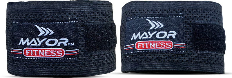 MAYOR Stretch Wrap Gym & Fitness Gloves(Black)