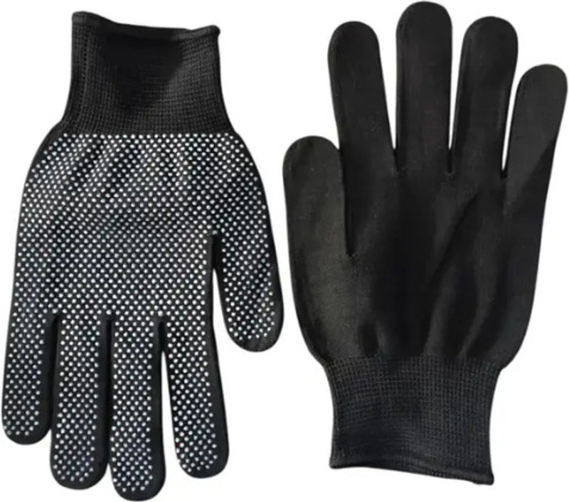 NSP ProGrip Elite Tennis Cricket Gloves Batting Gloves(Black)