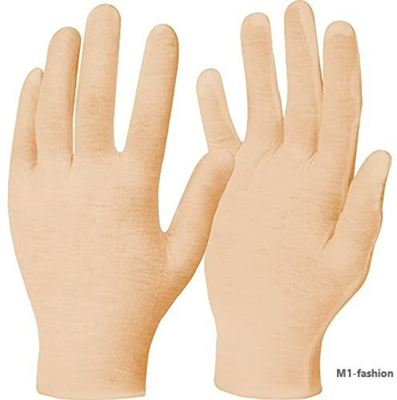 M1-fashion Summer Cotton Sun Protection Gloves Cotton Hand Gloves for Bike Riding Riding Gloves(Skin)