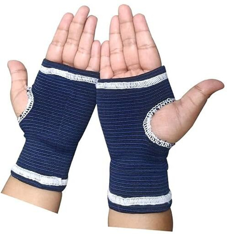 MINIBLITZ Blue Palm & Wrist Glove Hand Grip Support Protector Gym for Boys & Girls Gym & Fitness Gloves(Blue)
