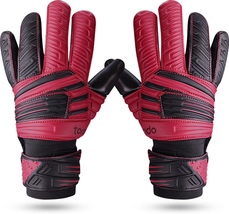 NIVIA Raptor Torrido Goalkeeping Gloves(Black, Red)