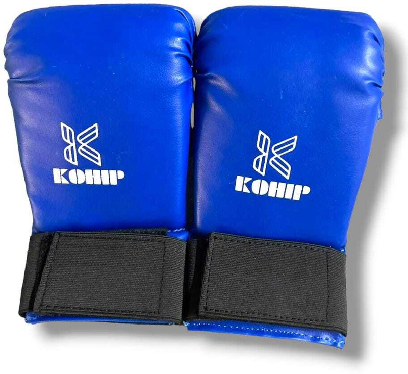 KOHIP karate Kit Blue Boxing Gloves(Blue)