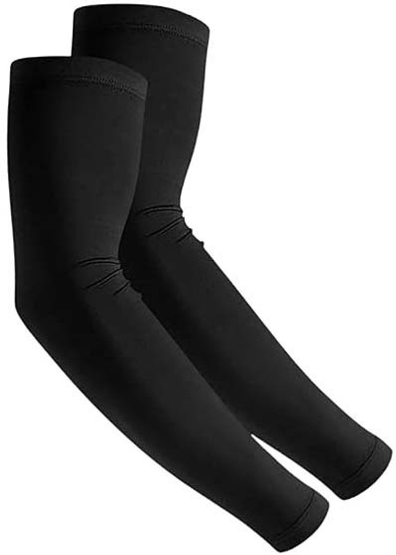 VICTORY Arm Sleeves for Men & Women UV Protection Hand Sleeves for Daily Use Cycling Gloves(Black)