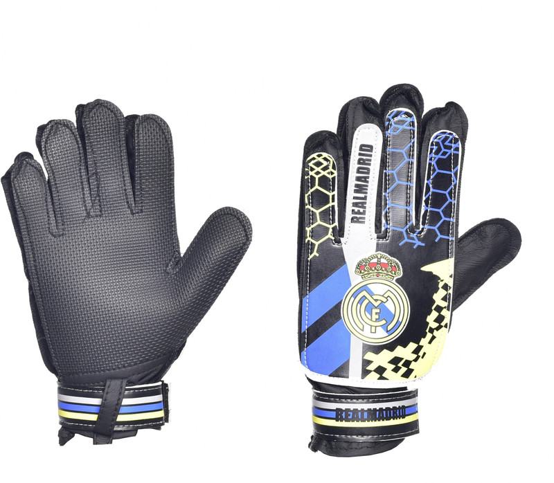 IRIS Kids Football Goalkeeper Gloves Cool Flat Finger Goalkeeping Gloves(Blue)