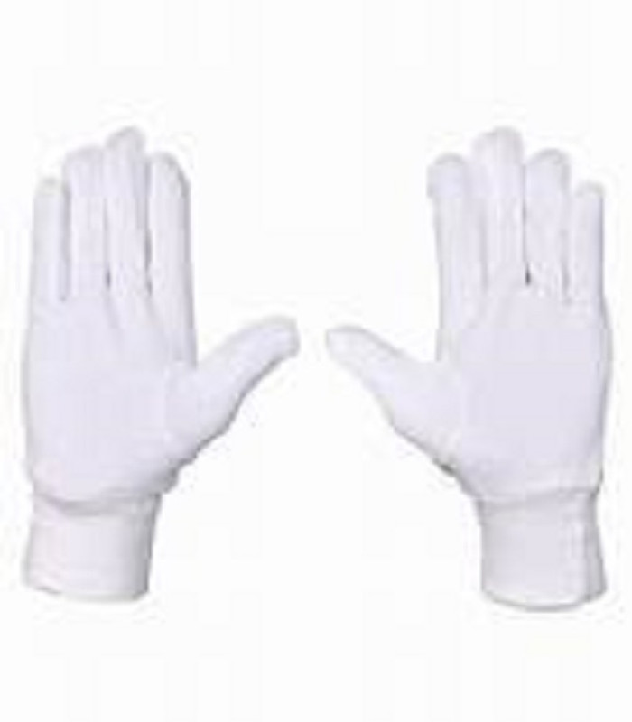 Glitter Cotton Cricket Multipurpose Hand Protect Re-usable Batting Inner Hand Gloves Wicket Keeping Gloves(Blue)