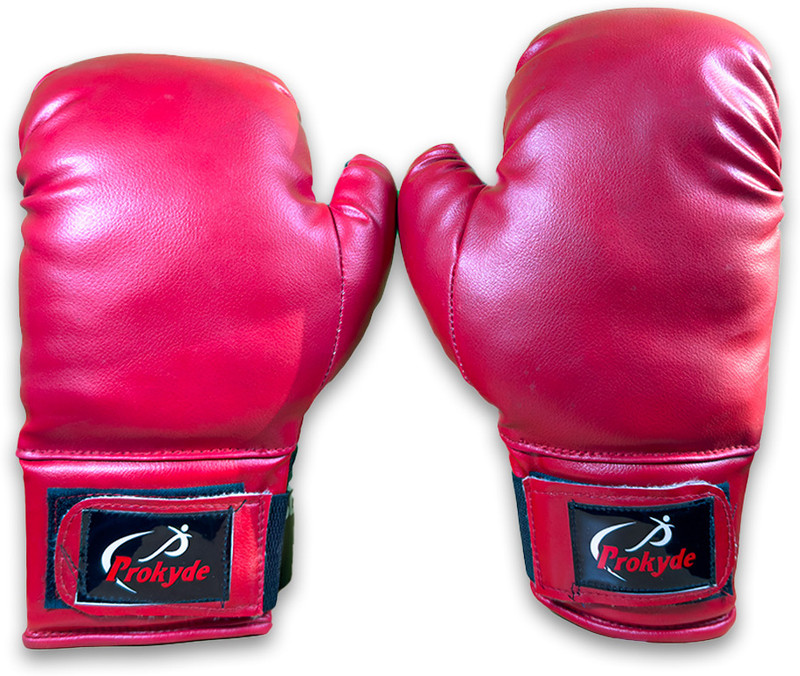 Prokyde Boxing Gloves - Durable Training Gloves for Boxing, Kickboxing & Muay Thai Boxing Gloves(Red)