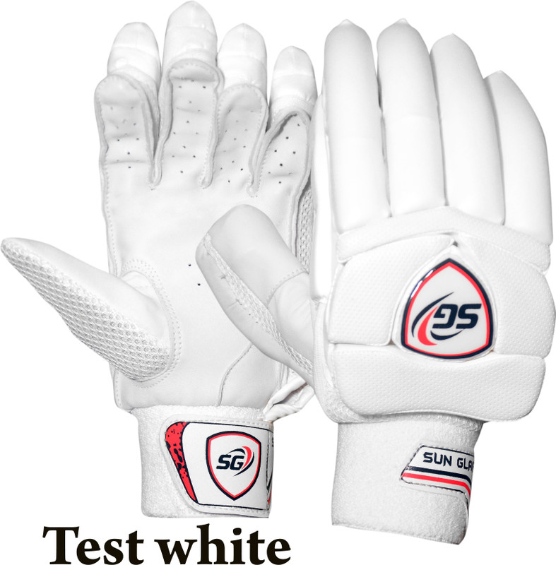 SUN GLARE SPORTS TEST (YOUTH) BATTING GLOVES Batting Gloves(White)