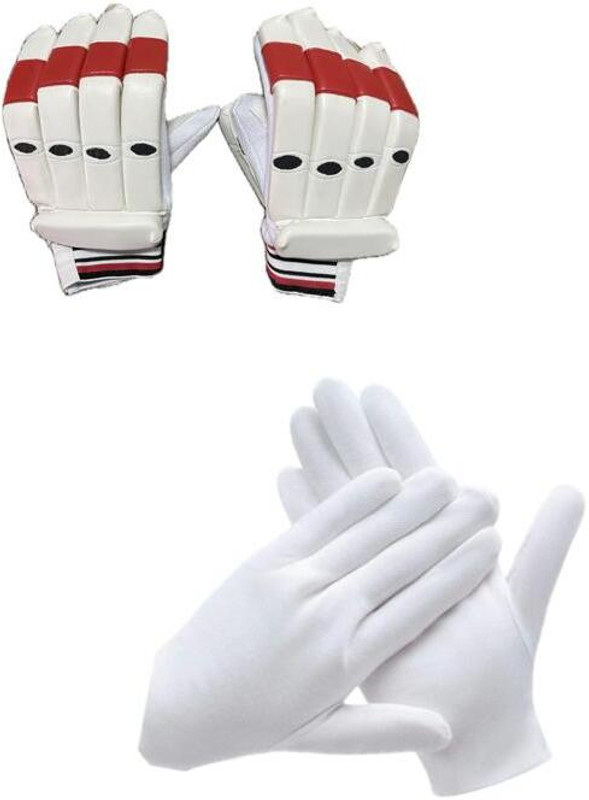 MLGG Cricket Batting Gloves for Men with Inner Gloves Batting Gloves(Multicolor)