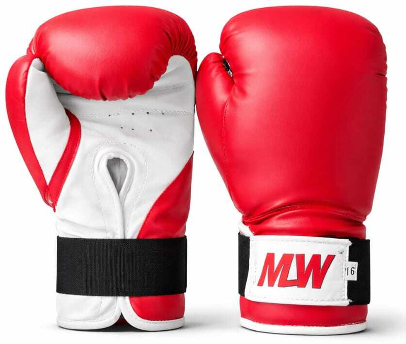 MAIZO Pro Training 8 Oz Boxing Gloves(Red, White)
