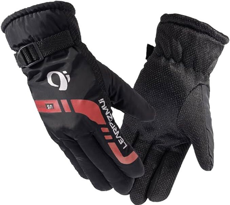 FATFISH Women Men for Motorcycle Cycling Winter Thermal Winter Warm Snowboard Gloves...