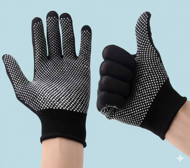 vinox Velocity Max Grip Gloves Batting Gloves(Black)