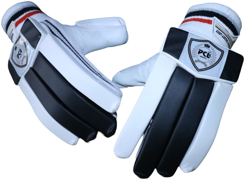 pcl sports CLUB LITE Left-Hand Pro Batting Gloves|High-Impact Protection|Advanced Comfort Batting Gloves(Black)