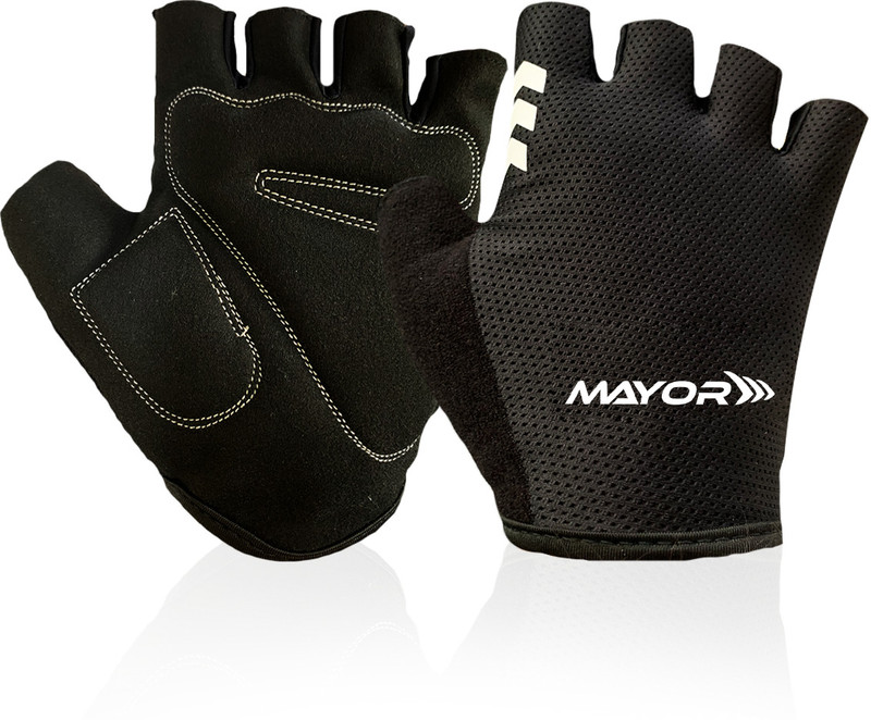 MAYOR Dawn Gym Gloves, Weightlifting Gloves, Exercise and Sports Gloves, Gym & Fitness Gloves(Black)