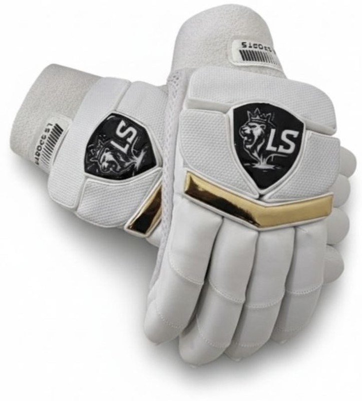 Lavaking Sports LS Pro White Test Batting Gloves(White)